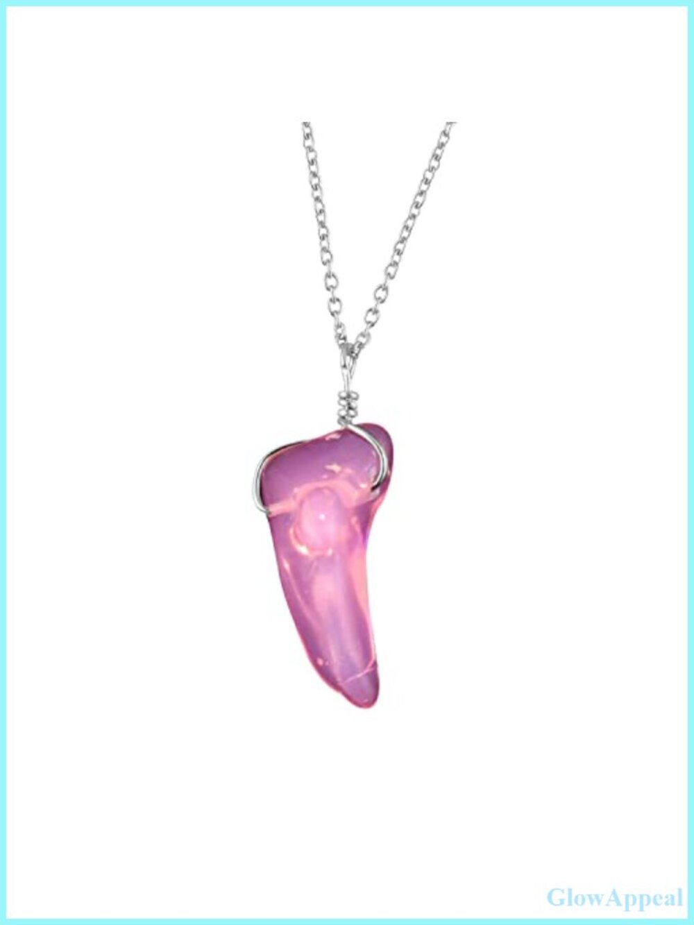 Organic Opal Pendant Necklace 925 Sterling Silver Adjustable